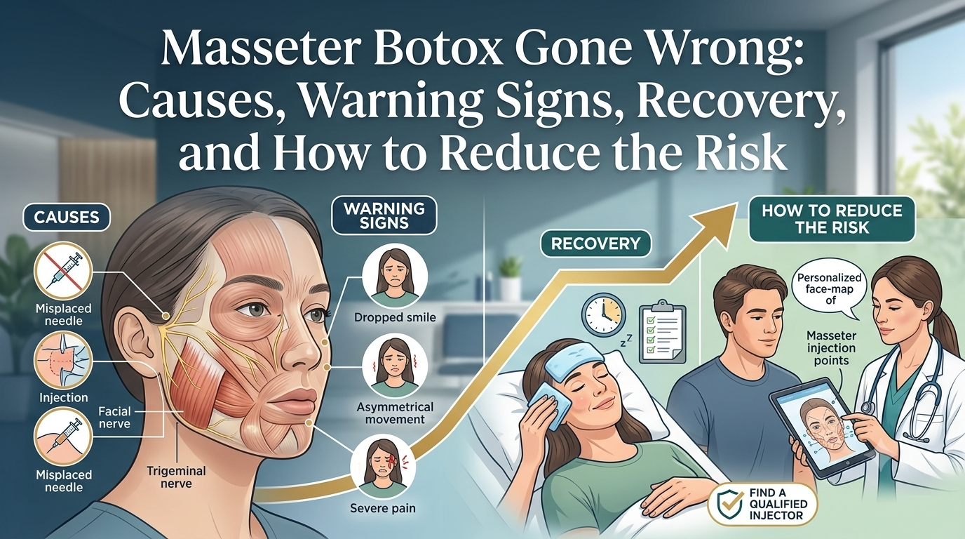 Masseter Botox Gone Wrong: Causes, Warning Signs, Recovery, and How to Reduce the Risk