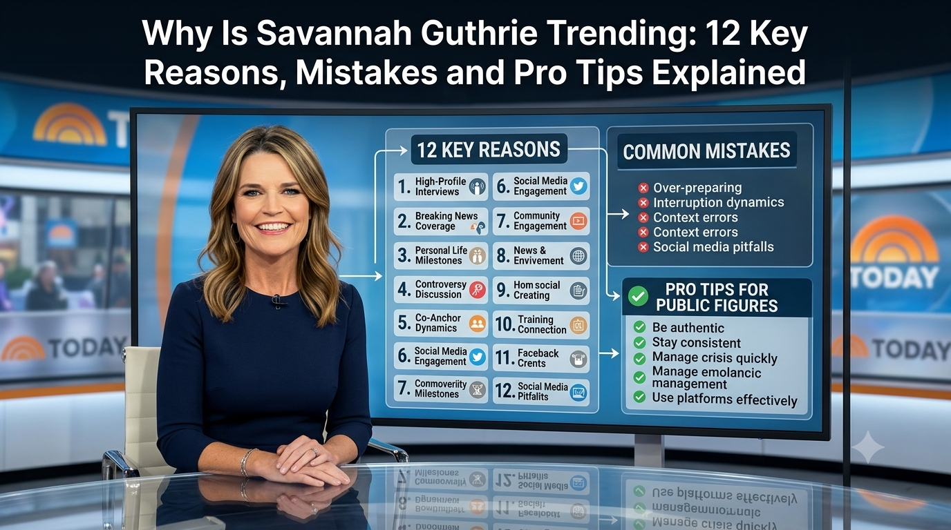 Why Is Savannah Guthrie Trending: 12 Key Reasons, Mistakes and Pro Tips Explained